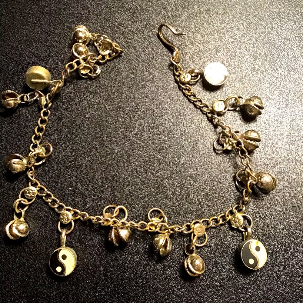 COPY - Vintage Ankle Bracelet Ying/Yang